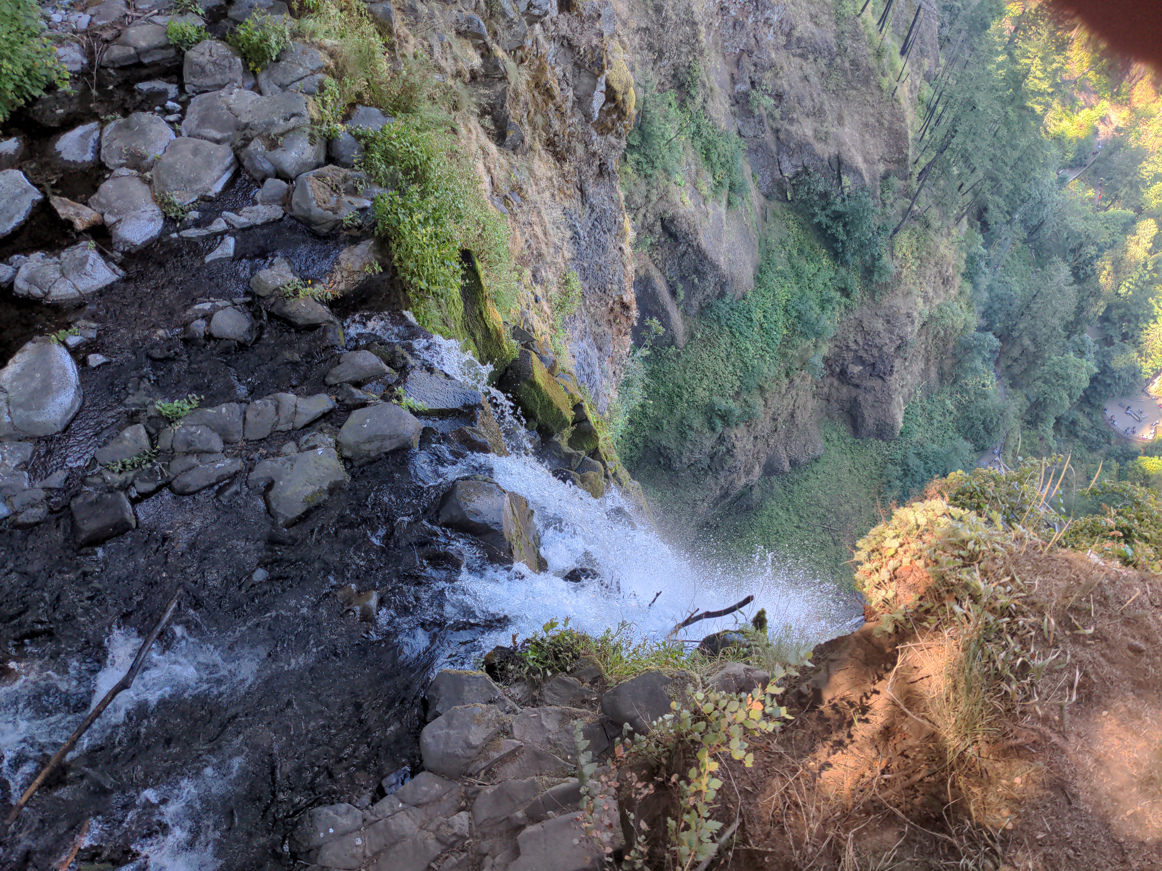 Multnomah Falls from above