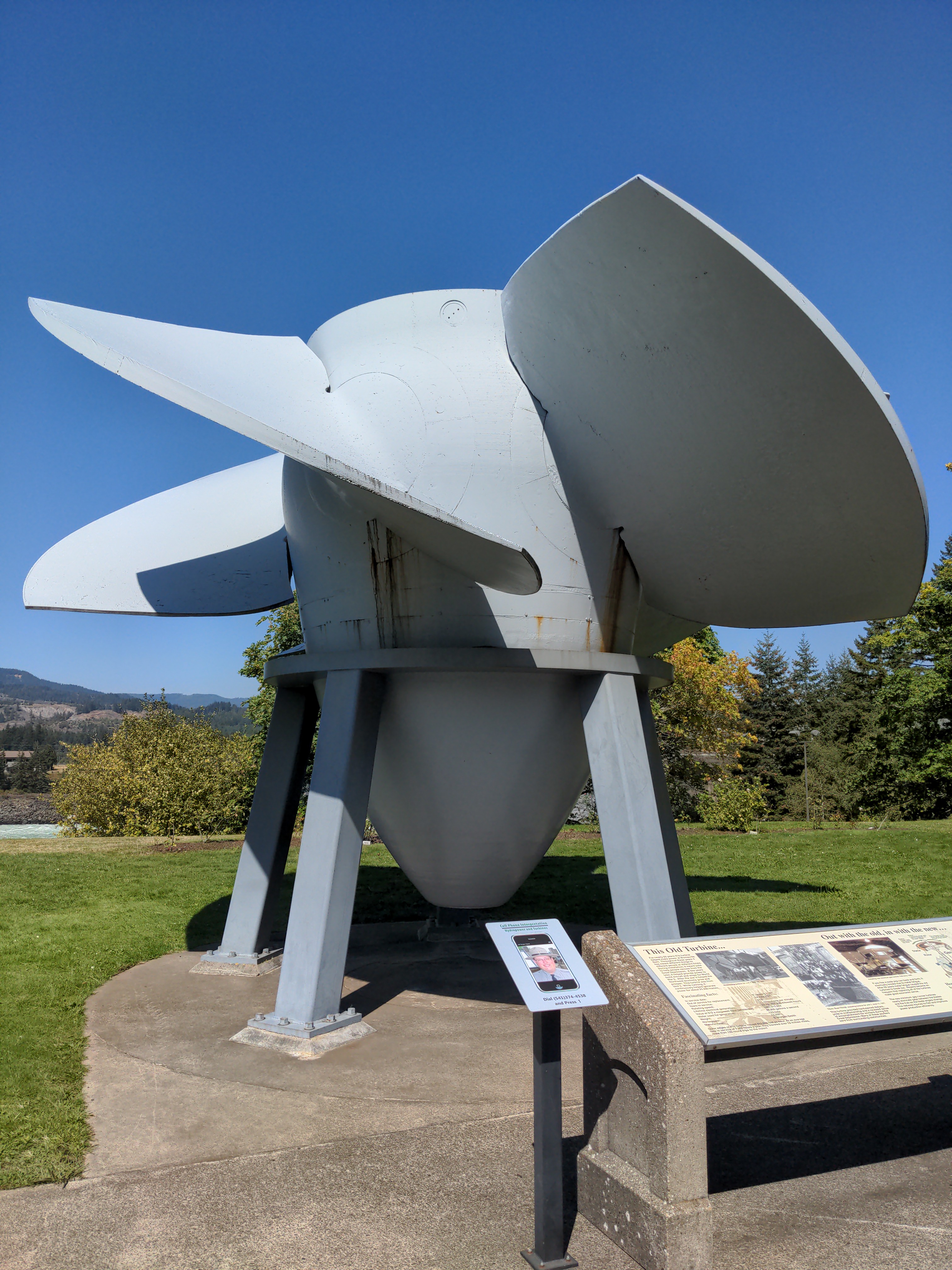 Old Turbine at Bonneville Dam